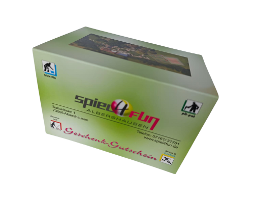 Spiel4fun Albershausen Gutscheine als Geschenk für Weihnachten 2025:26